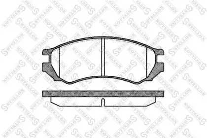 Комплект тормозных колодок, дисковый тормоз STELLOX купить